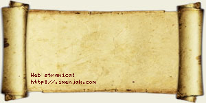 Anđela Sinđelić vizit kartica